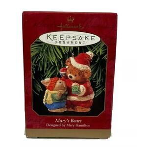 NEW Hallmark 1999 Mary's Bears Christmas Tree Keepsake Ornament